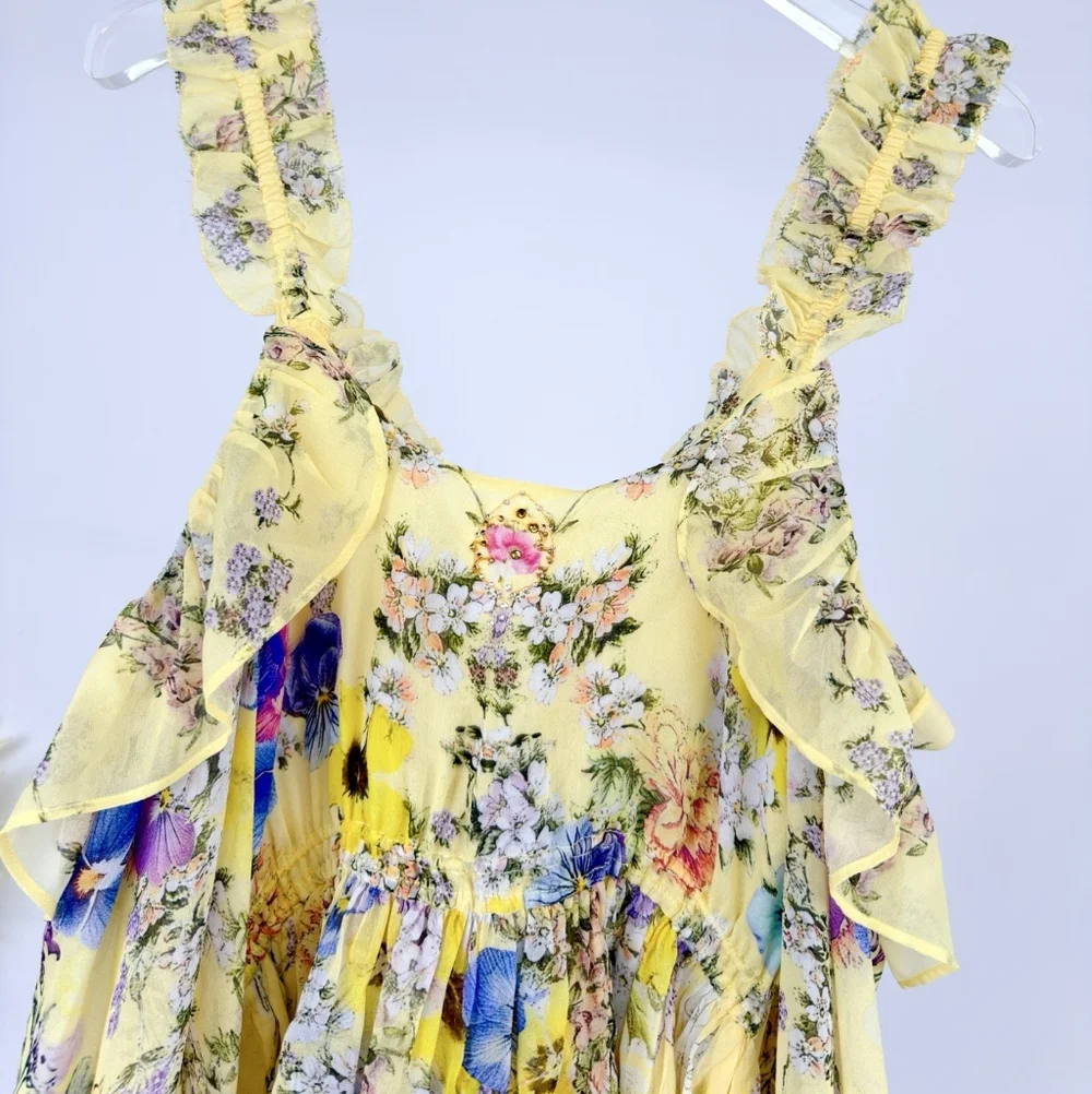 Camilla cold shoulder ruffle top - Picture 10 of 15